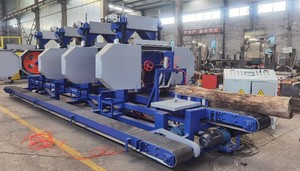 เครื่องเลื่อยสายพานแนวนอน HR3 Super Horizontal Resaw Band Saw, เครื่องตัดไม้หลายหัวกำลังการผลิตสูง - Product Image 5