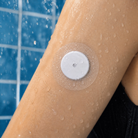 Protecteur de capteur CGM imperméable, film PU transparent, patch adhésif souple, couverture de fixation pour l'entretien quotidien du dispositif, emballage personnalisé