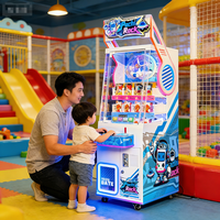 Vente directe usine : Machine à grue à monnayeur personnalisée, en métal, avec support en anglais, 110/220V, pour usage intérieur, centre de jeux d'amusement