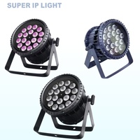 Projecteur LED RGBW 18x10W étanche IP65, DMX RDM, mélange de couleurs dynamique, éclairage de scène extérieur linéaire
