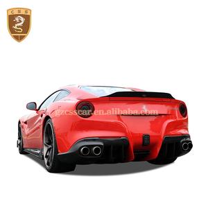 Kit de carrocería estilo Dnc de diseño de lujo para coches de gama alta Ferrari conjunto completo 3K Twill CF parte RZ estilo difusor trasero - Product Image 3