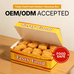 Cajas Ecológicas Personalizadas para Alitas de Pollo Frito, Biodegradables, Portátiles, para Comida Rápida para Llevar, con Cierre Magnético - Product Image 6