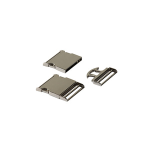 Boucle de sécurité réglable en alliage argenté de 50 mm de diamètre intérieur avec verrouillage automatique pour ceinture, sac à dos, vêtements et animaux de compagnie - Product Image 4