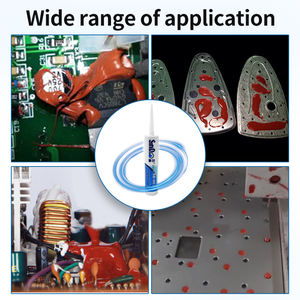 Mastic silicone résistant aux très hautes températures, <span class=keywords><strong>colle</strong></span> <span class=keywords><strong>de</strong></span> calfeutrage en caoutchouc RTV rouge <span class=keywords><strong>pour</strong></span> adhésif métallique - Product Image 6