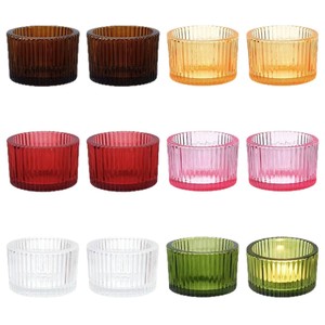 OEM ODM Tasse à bougie en verre personnalisée couleur tendance pour vœux, emballage inclus - Product Image 3