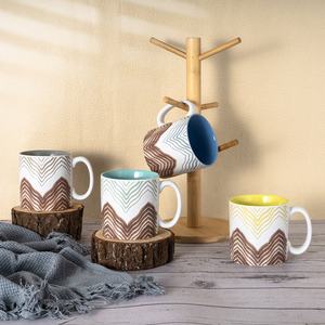 Tasses à <span class=keywords><strong>expresso</strong></span> en céramique de cuisine tasse à café en céramique décontractée émaillée de couleur - Product Image 1