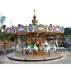 Meest Populaire Familie Game Elektrische Kids Pretpark Goedkope Carnaval Carrousel Paard Ritten Koop