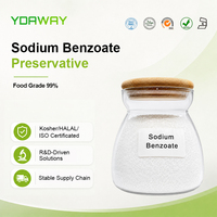 Benzoate de sodium en poudre granulaire, conservateur alimentaire de qualité alimentaire E211, additifs alimentaires pour boissons, boulangerie, viande, avec une durée de conservation de 24 mois