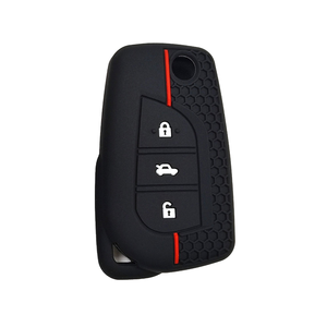 Bán Buôn Giá Rẻ Giá Chìa Khóa Xe Bìa Cho Toyota Nhiều Màu Sắc Tùy Biến Nhanh Chóng <span class=keywords><strong>Silicone</strong></span> Trường Hợp Cho Chìa Khóa Xe Tất Cả Các Thiết Lập - Product Image 1