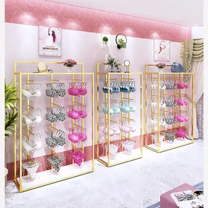 Custom Lingerie Shop Interior Design Decoration Bra Display Stand