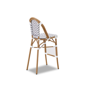 Vente <span class=keywords><strong>en</strong></span> gros, tabouret haut français pour <span class=keywords><strong>bar</strong></span>, terrasse, pub, cadre <span class=keywords><strong>en</strong></span> aluminium, bistro, rotin, <span class=keywords><strong>osier</strong></span>, chaises <span class=keywords><strong>de</strong></span> <span class=keywords><strong>bar</strong></span> - Product Image 4