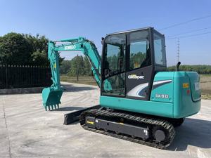 מחפרון משומש איכותי קובלקו <span class=keywords><strong>SK60</strong></span> מחפרי זחל 6 טון מיני מחפרונים משומשים מנוע מקורי - Product Image 6