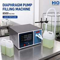 Machine de remplissage semi-automatique à pompe à diaphragme à tête unique, contrôle PLC, pour jus, eau en bouteille, thé et boissons – Vente directe usine