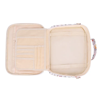 Housse de Bible florale pour femme, étui portable imprimé pour Bible, sac fourre-tout multifonctionnel pour livres, organisateur de journal, cadeau artistique