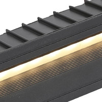 Lampadaire LED imperméable conforme à la norme IP65, luminaire d'extérieur, applique murale, idéal pour des escaliers, un couloir, un allée, un Patio ou une clôture, 3/6W