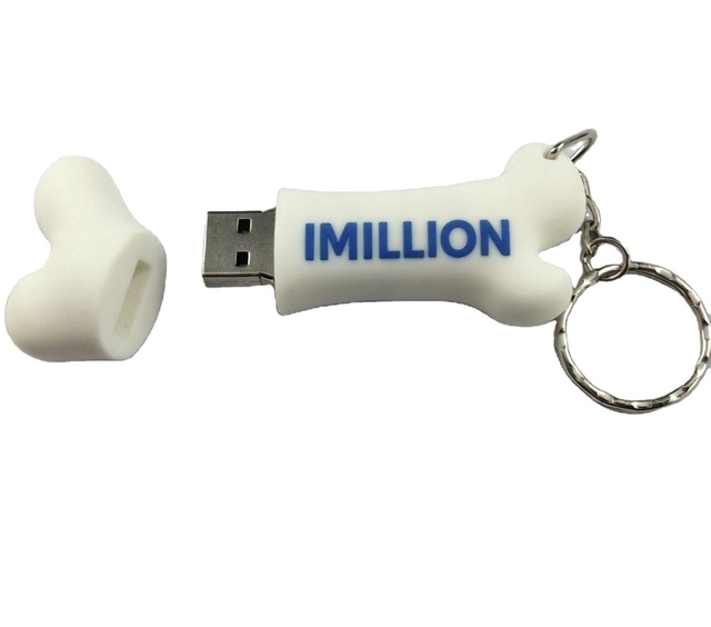 Promotional Dog Bone USB Flash Drive 2.0 3.0 Custom Printed Pen Drive for Business Gift