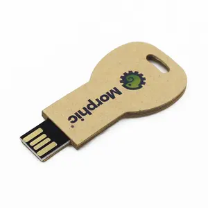 AiAude kundenspezifisches Papier wiederverwertete usb-Schlüssel Geschenkbox Verpackung gedrucktes Logo Unterstützung Anpassung USB-Flash-Laufwerk