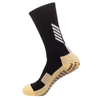 Chaussettes de football antidérapantes, sportives, durables et colorées, avec logo personnalisé