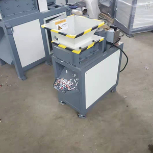 Hot Sale Two Shaft Small Scrap Plastic Metal Wood Mini Shredder For Bulk Bottle Tube Recycling With Blade