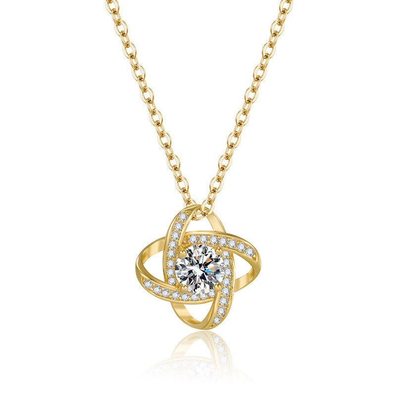 Gold color necklace