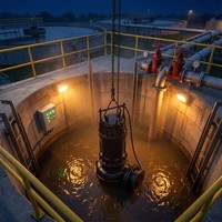 Pompe de dragage submersible QW WQ à haut débit en acier inoxydable et fer, 8-20 pouces, 75-1200 kW, haute pression, pour le contrôle des inondations et le dragage fluvial