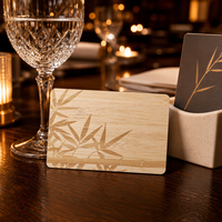 Individuelle RFID-Hotelschlüsselkarte aus Holz mit Lasergravur NFC216 Öko-Recycelbare Bambus-Holz-Visitenkarten