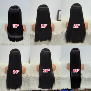 Promotion 75$ Perruques Lace Frontal SDD Lisses 11A 13x4 100% Cheveux Humains Naturels Bruts Vierges Vietnamiens 18-28 Pouces - Product Image 4