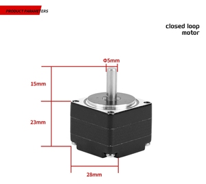 <b>28mm</b> Stepper Motor 23mm Height - 2-Phase 4-Wire 1.8° Step Angle Compact Size for Dispensing Machines - Product Image 6