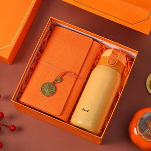 In 1 Box Business <b>Notebook</b> With Water Bottle Cup <b>Set</b> Custom Brand Logo Promotion Gift 2 Piece - Product Image 5