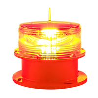 Lampu Peringatan Penghalang Penerbangan Led Solar Intensitas Tinggi Lampu Tenaga Surya