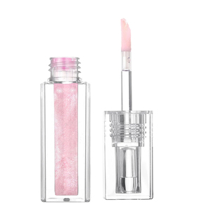 Pink Unique Lip <b>Gloss</b> Packaging Tubes 3.5ML Screw Cap Heart Shape Containers with Tint Glaze for Lipstick and Cosmetic Use - Product Image 1
