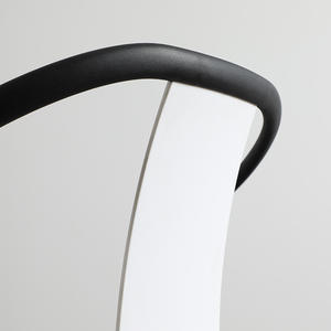 Minimalist Modern <b>Plastic</b> Nordic Style <b>Dining</b> <b>Chair</b> With Backrest For Home Lounge Use - Product Image 2