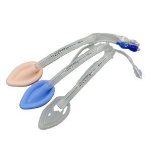 Máscara laríngea descartável de silicone padrão para vias aéreas, feita de silicone médico ou PVC, tem boa biocompatibilidade. - Product Image 1