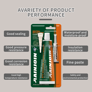 Силиконовый герметик RAINJOIN RTV для ремонта автомобильных фар, крышек фонарей, устранения протечек, зазоров люков, деревообработки, строительства, упаковки - Product Image 3