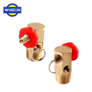 Wugeon 1/2NPT Válvula de flujo de aire de alivio de seguridad de latón Tipo de combinación para bomba de aire Energía neumática y medios de gas - Product Image 4