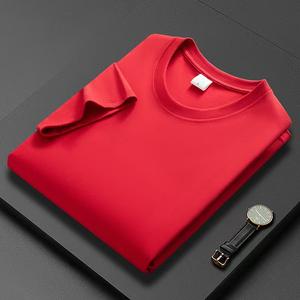 Camiseta de Verano 2025, Holgada, de Manga Corta para Hombre, 190g, Algodón Peinado, Informal, Unisex, Combinable con Todo - Product Image 6