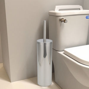 Portaescobillas de <span class=keywords><strong>baño</strong></span> de acero inoxidable redondo duradero moderno para dormitorio, cocina, Hotel, <span class=keywords><strong>baño</strong></span>, limpieza - Product Image 2