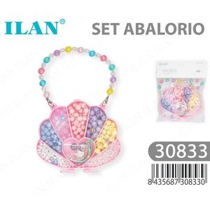 Set di perline ILAN in scatola di conchiglia con perline colorate per lavori artigianali 30833 - Product Image 3