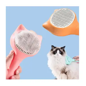 Especial pet agulha pente cão pet grooming pente escova cães limpeza do cabelo pet cabelo grooming escova gato forma pente