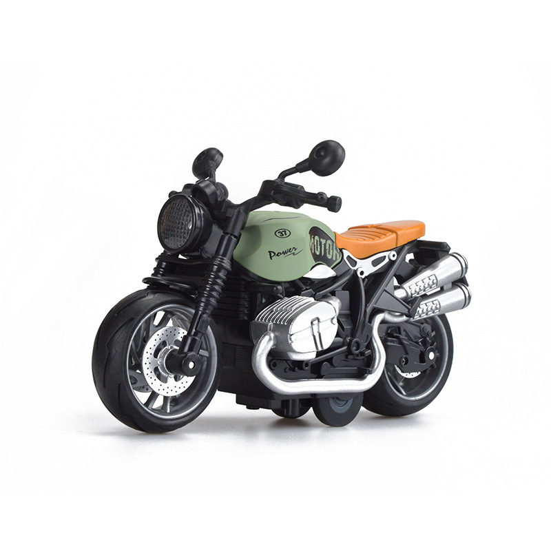 R-NineT en alliage vert armée [édition Pull Back]