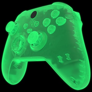 Coque de remplacement complète et kit de boutons personnalisés vert phosphorescent pour manette Xbox Series X/S - Product Image 5