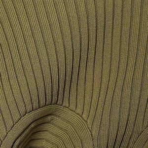 <span class=keywords><strong>Vestido</strong></span> de punto elegante de cuello alto y <span class=keywords><strong>manga</strong></span> <span class=keywords><strong>larga</strong></span> acanalado oversize para mujer, casual con <span class=keywords><strong>espalda</strong></span> <span class=keywords><strong>descubierta</strong></span> para invierno, venta al por mayor, fabricante personalizado - Product Image 4