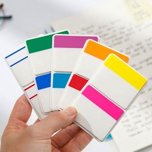 Bright Fluorescent Self-Adhesive Color Index Tabs for Students-Office Supplies Memo Pads <b>Bookmark</b> Stickers for Reminder Marking - Product Image 6