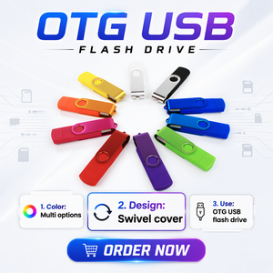 Chiavetta USB OTG Personalizzabile con LOGO, 4GB-128GB, USB 2.0, OEM, ROHS, FCC, CE, Metallo+ABS, Garanzia 5 Anni - Product Image 1