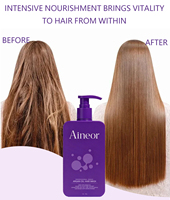 Masker Rambut Aineor Argan Oil 380g Keratin Jojoba Aloe Vera Perawatan Mendalam Memperbaiki Rambut Rusak dan Kering