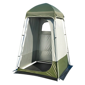 Tente de douche extérieure 140x140x230cm, imperméable, portable, pour le camping, la pêche, la salle de bain mobile - Product Image 4