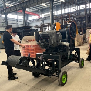 金鉱石揺動テーブル式砕石機フルセットアップ大型プラント小型ジョークラッシャー機械 - Product Image 2