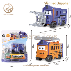 Vehículo de fricción de plástico Unisex, juguetes, camión, rompecabezas transformado con tapa inversa, coche de ingeniería extraíble, <span class=keywords><strong>regalo</strong></span> para <span class=keywords><strong>niño</strong></span> - Product Image 4