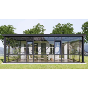 Fabricant de tente coulissante de jardin rétractable extérieure avec <span class=keywords><strong>toit</strong></span> en verre véranda - Product Image 2