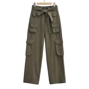Pantalon de jogging à jambes larges <span class=keywords><strong>kaki</strong></span> solide, <span class=keywords><strong>taille</strong></span> <span class=keywords><strong>basse</strong></span>, Baggy <span class=keywords><strong>Cargo</strong></span> pour femmes, pantalon <span class=keywords><strong>Cargo</strong></span> décontracté pour dames - Product Image 5